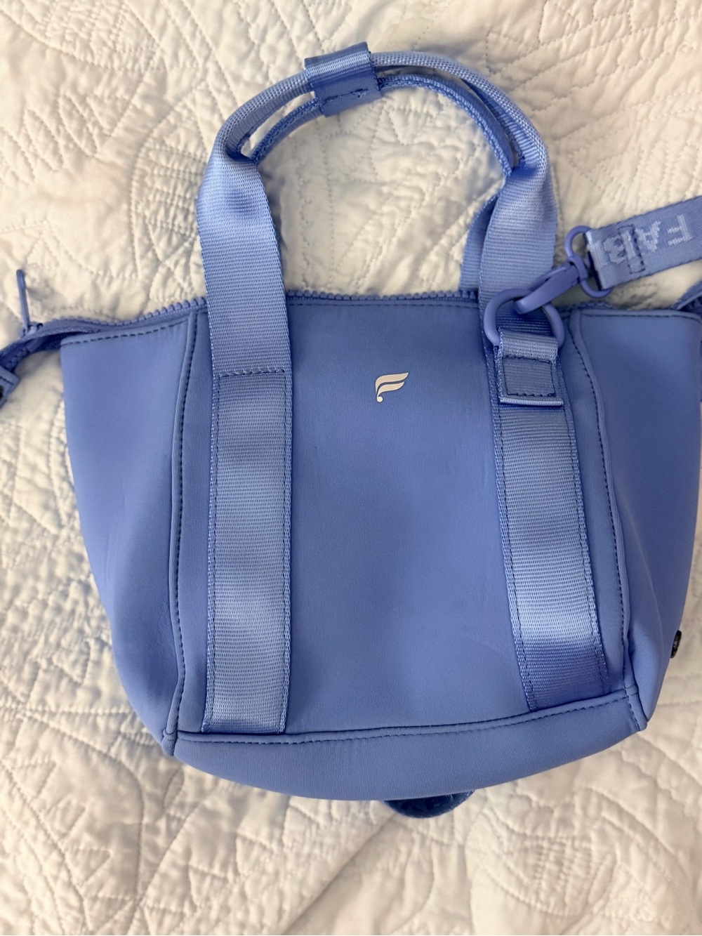 Fabletics Blue The Grip Duffle Shoulder Bag - Picture 5 of 6